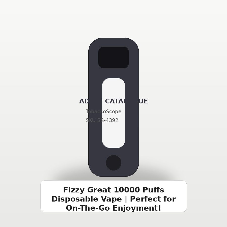 Fizzy Great 10000 Puffs Disposable Vape | Perfect for On-The-Go Enjoyment! adult-only catalogue product image on TobaccoScope