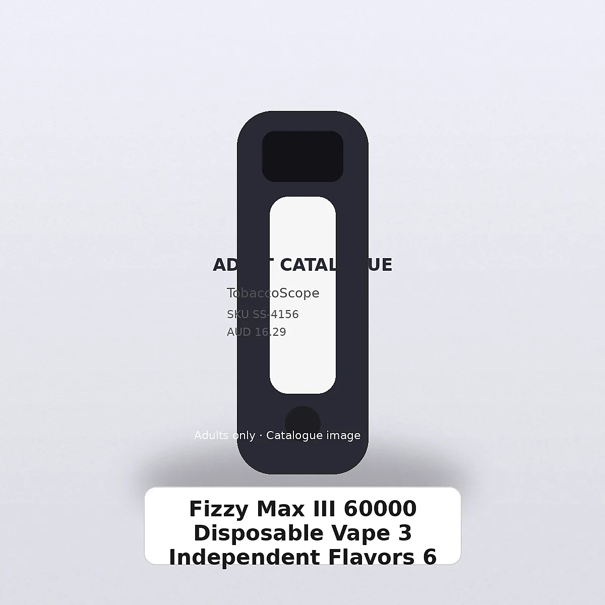 Fizzy Max III 60000 Disposable Vape 3 Independent Flavors 6 Mix Combos adult-only catalogue product image on TobaccoScope