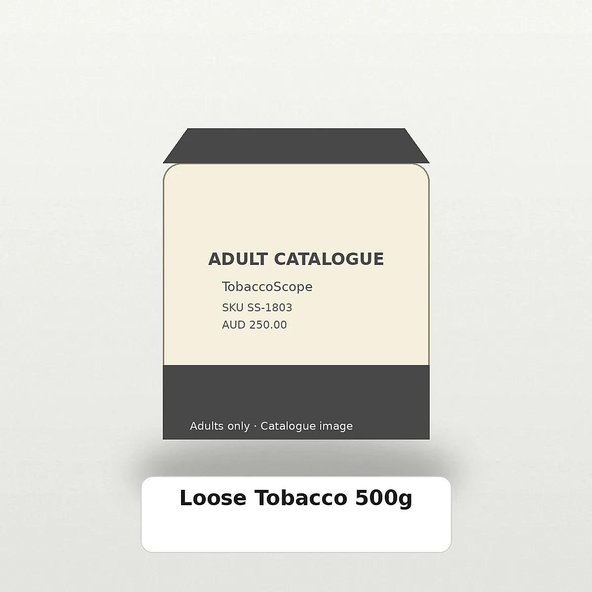 Loose Tobacco 500g adult-only catalogue product image on TobaccoScope