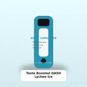Taste Boosted DASH Lychee Ice adult-only catalogue product image on TobaccoScope