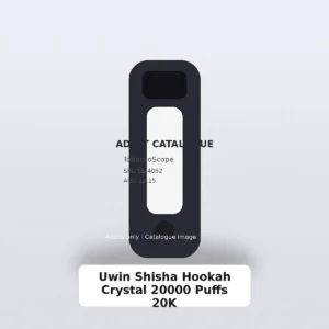 Uwin Shisha Hookah Crystal 20000 Puffs 20K adult-only catalogue product image on TobaccoScope