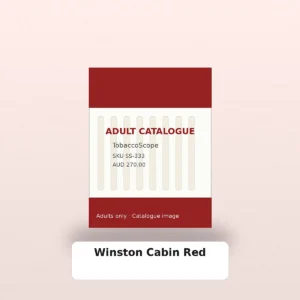 Winston Cabin Red adult-only catalogue product image on TobaccoScope