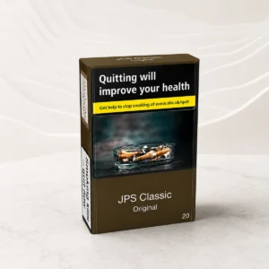 JPS Classic Original packaging photographed for a Australia carton overview page