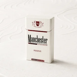 Manchester Reserve packaging photographed for a Australia carton overview page