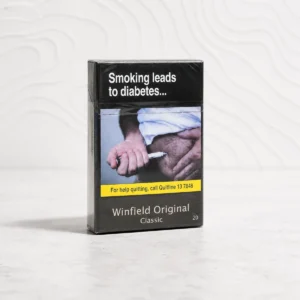 Winfield Original Classic 10mg packaging photographed for a Australia carton overview page